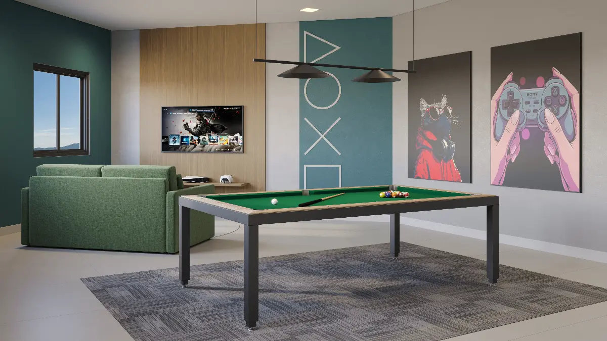 Perspectiva artística — Sala de jogos